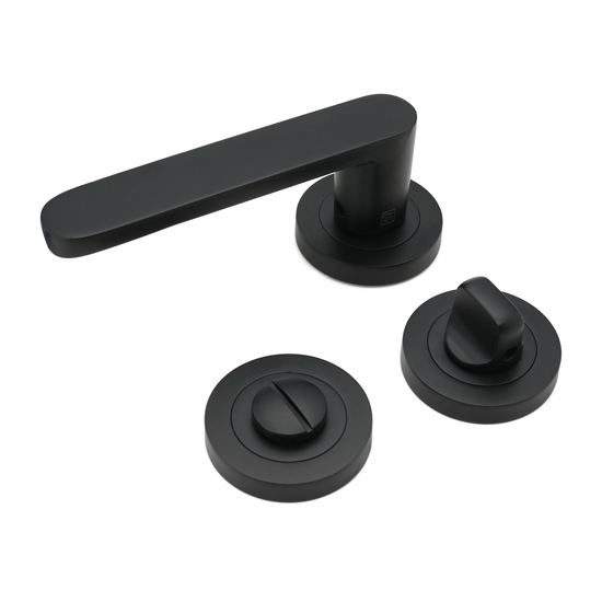 Slika od KVAKA AL 3102 SA AL ROZETNOM CRNA WC