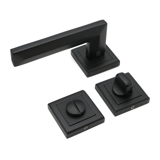 Slika od KVAKA AL 3106 SA AL ROZETNOM CRNA WC