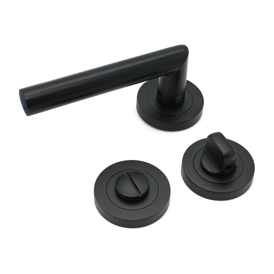 Slika od KVAKA AL 3114 SA AL ROZETNOM CRNA WC